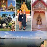 Collage of our first trip to Khon Kaen city